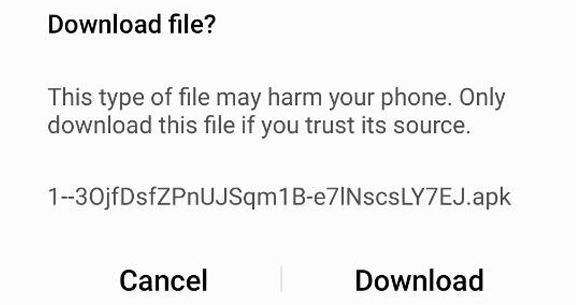 Bluechip mobile app download screen with the Download button.