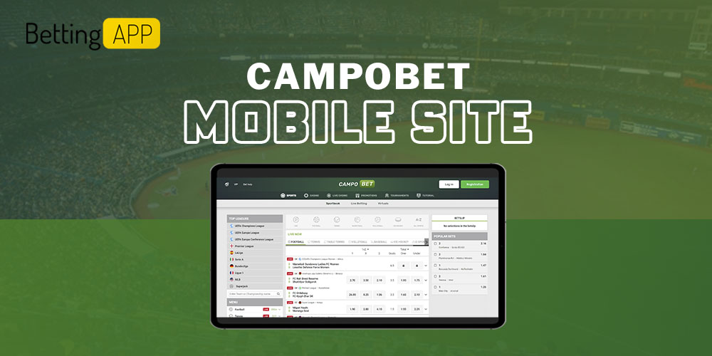 Campobet mobile site