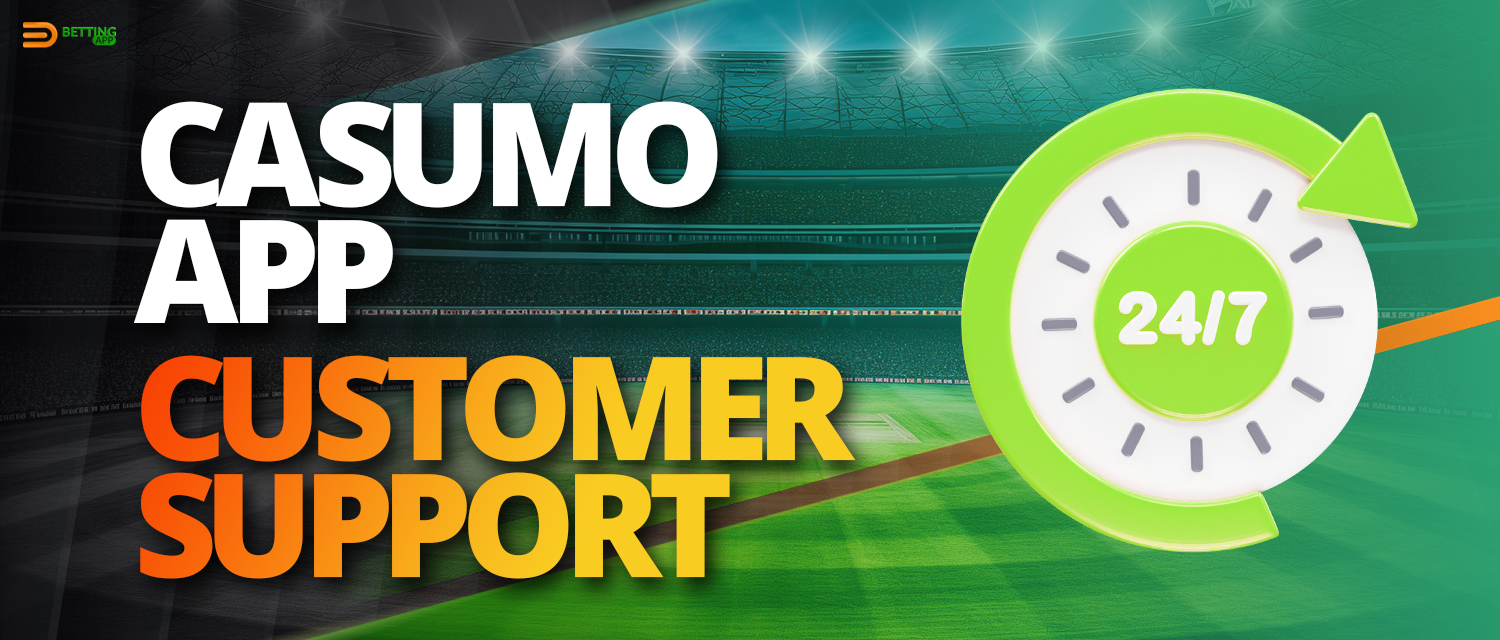 Support service for Indian users in Casumo app 