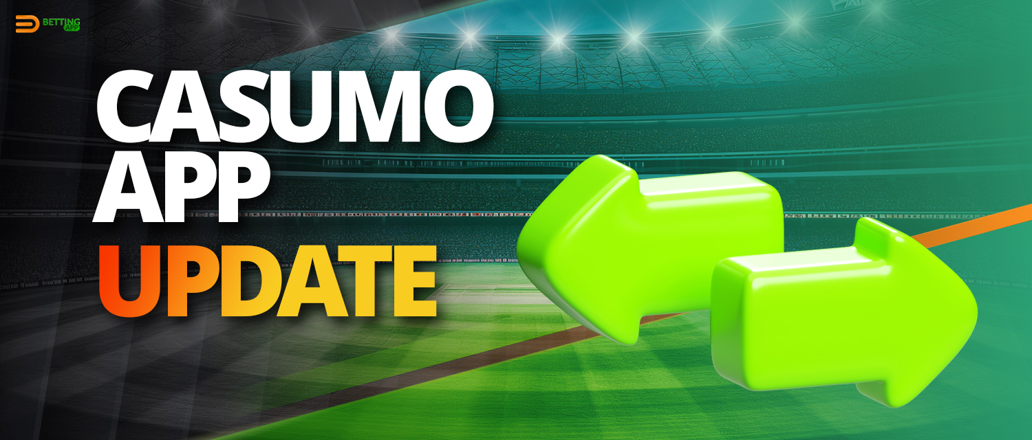 Upgrade outdated version of Casumo app 