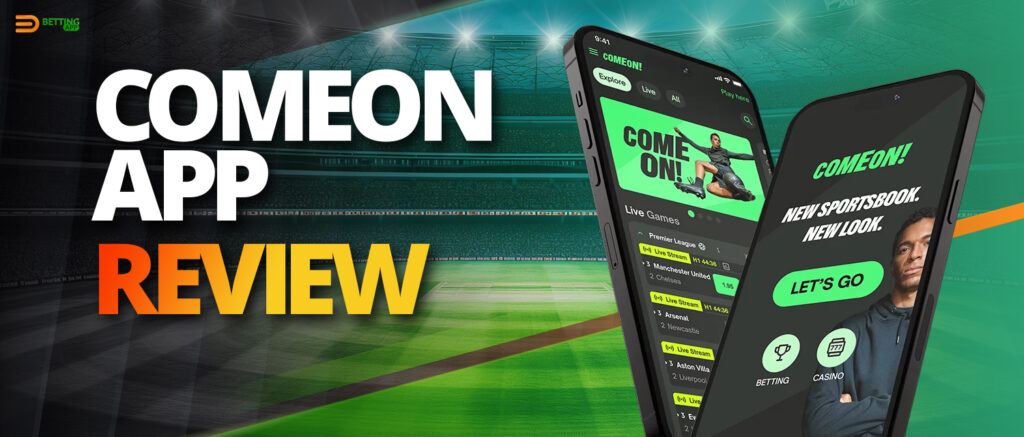 Information about the ComeOn online casino mobile app 