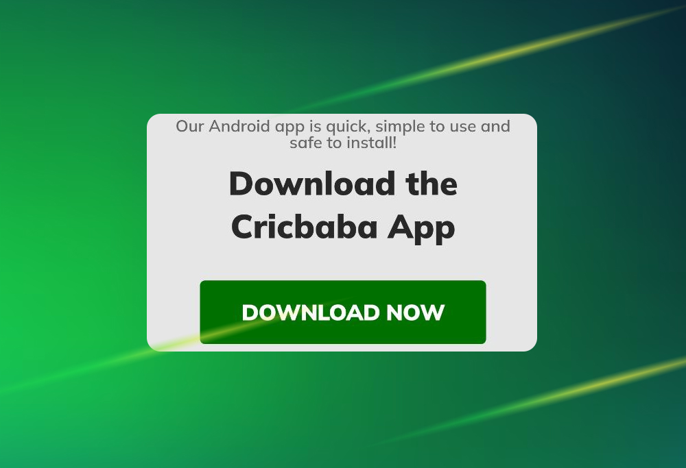 Download the Cricbaba APK using the "DOWNLOAD NOW" button.