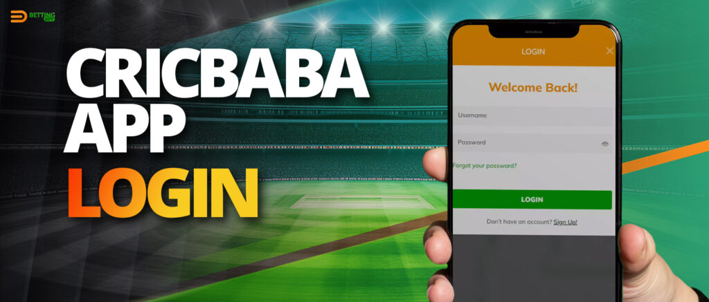 Registering a new account in the Cricbaba app