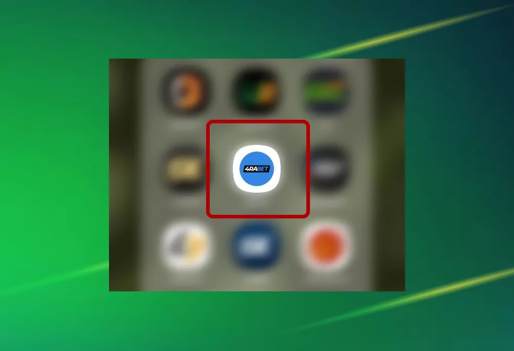 Step 4 of downloading 4rabet on Android