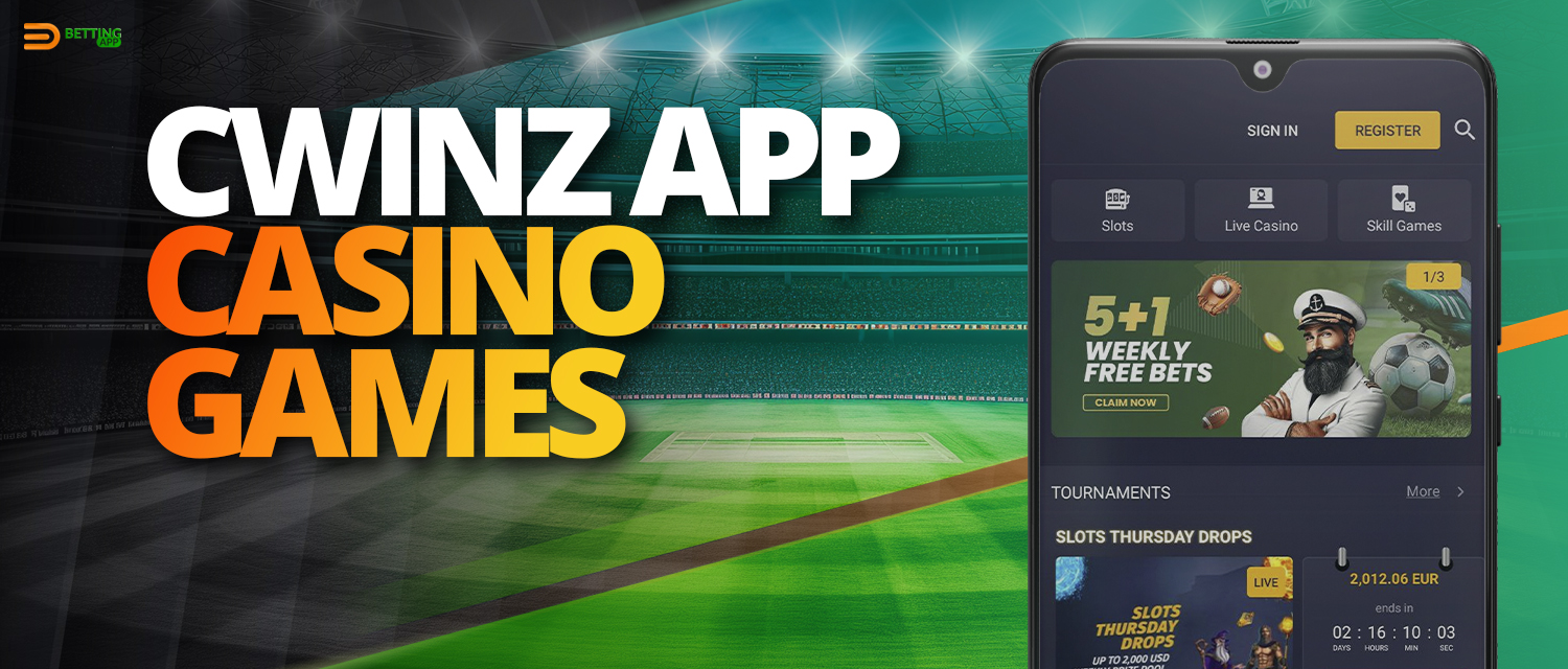 Online casino games in Cwinz 2025 mobile app