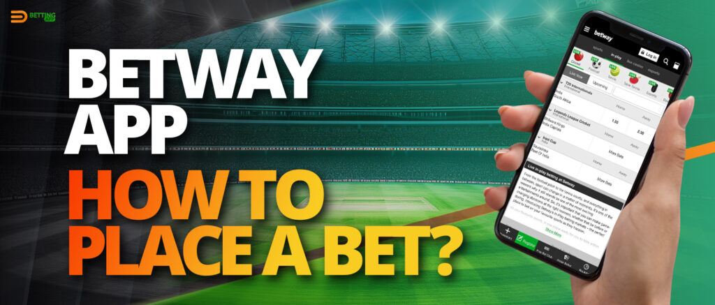 Instructions on how to make your first deposit on the Betway India app