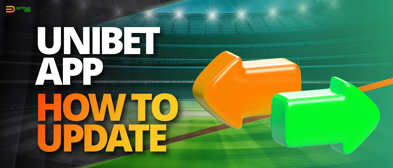 Update Unibet online casino app to the latest version