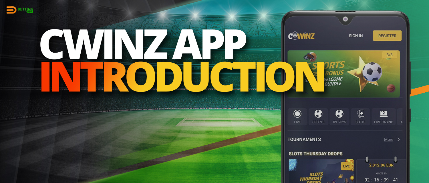 Cwinz mobile app for Indian users