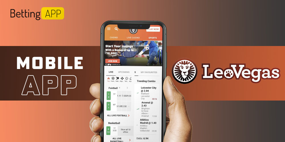 LeoVegas mobile app