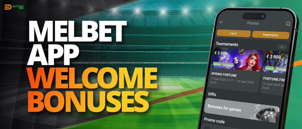 Bonus offers available in Melbet india app
