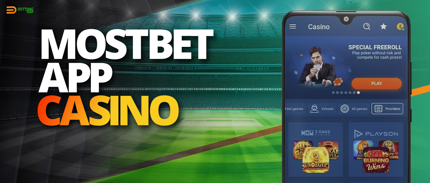 Top games in the online casino section of the Mostbet app 