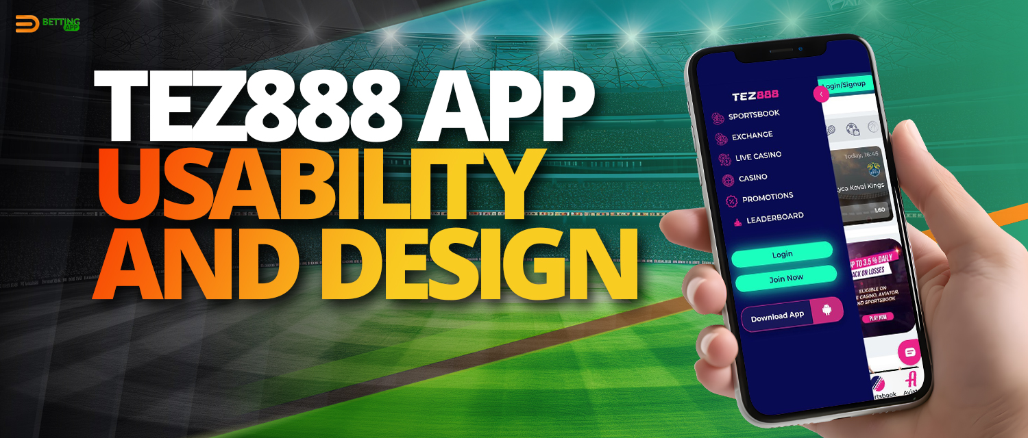 Tez888 India app structure and details
