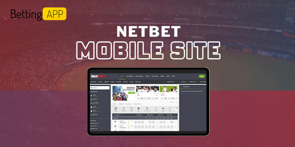 Netbet mobile site