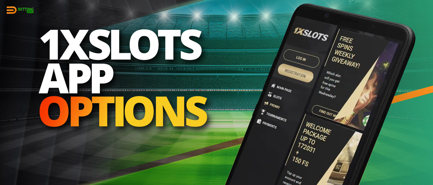 1xSlots mobile app features 