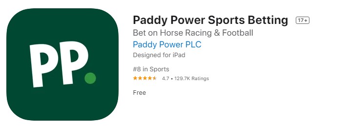 Paddy Power IOS Appstore