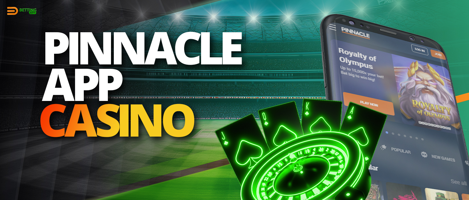 Casino games on the Pinnacle app for Indian users