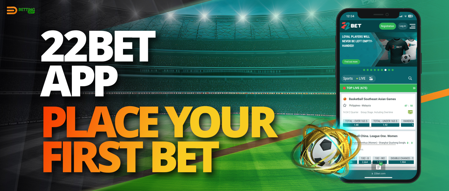 22bet app sports betting instructions