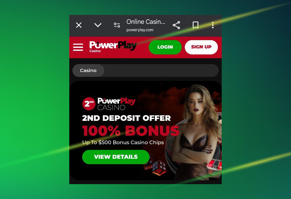 Powerplay APK download step 1 — official site