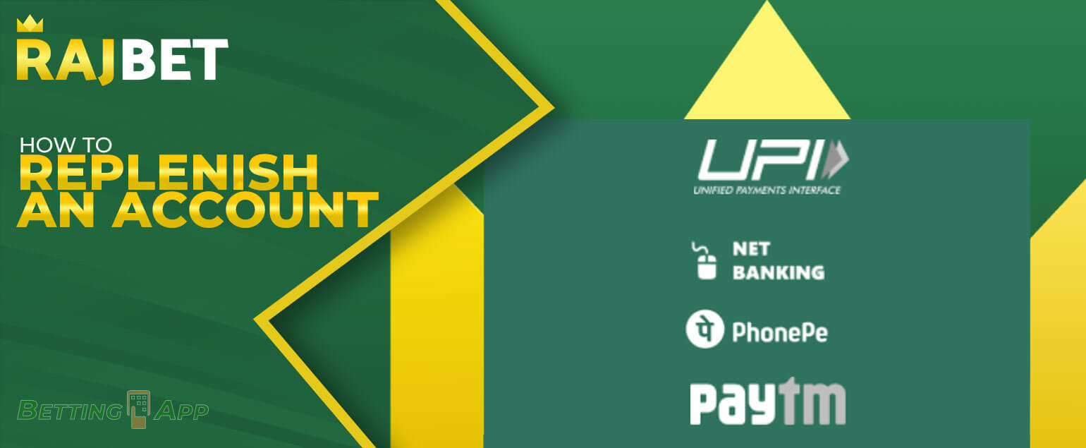 How to replenish Rajbet account.