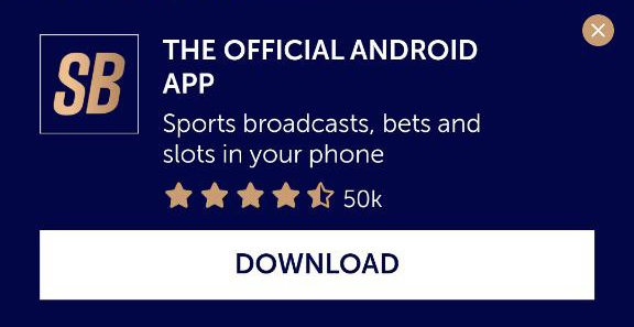 SapphireBet app page