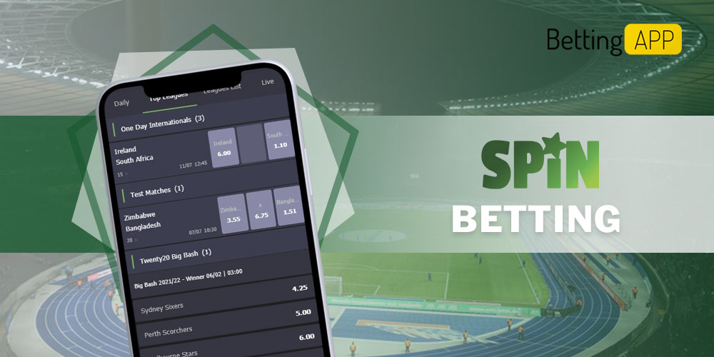 Spinsports betting