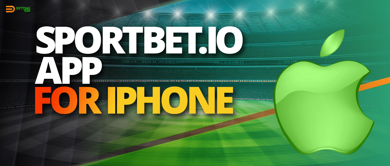 Download and install Sportbet.io mobile app on iOS