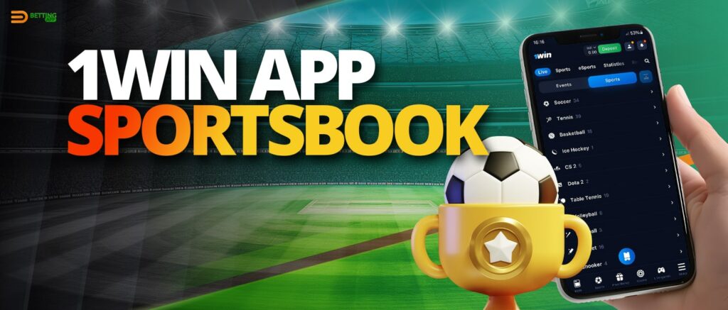 Selection of sports available for betting in the 1Win app 
