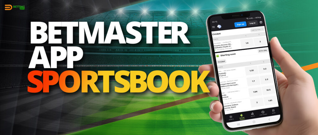 Betting on sports in online bookmaker Betmaster mobile app 