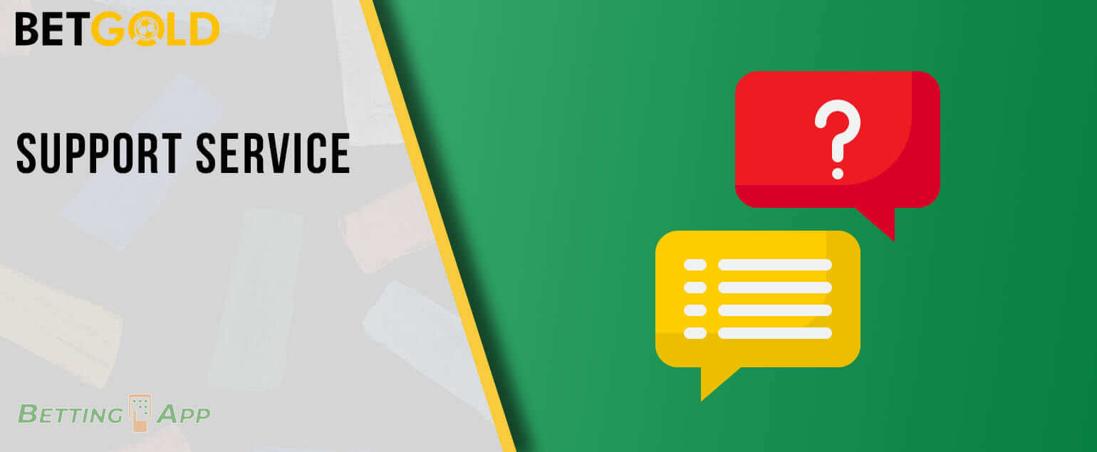 Betgold customer service is one area where BetGold will not let you down