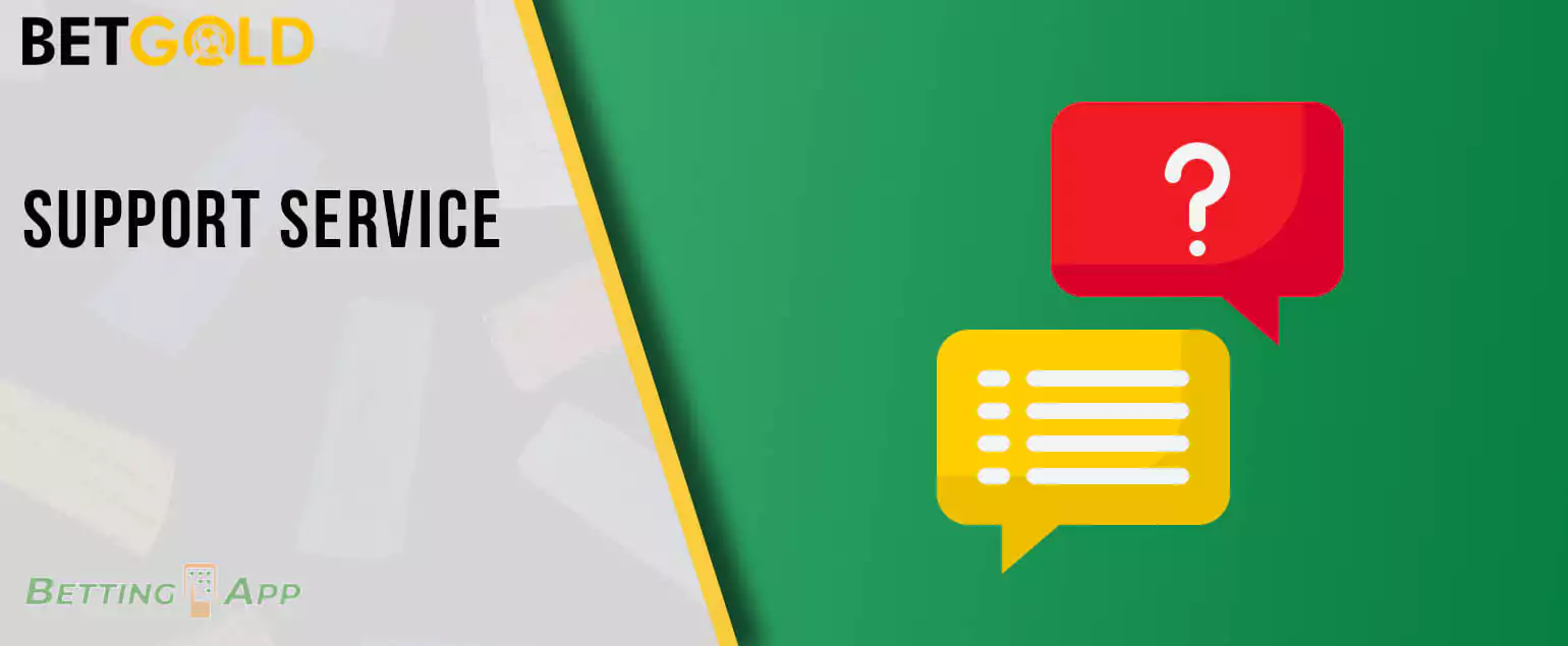 Betgold customer service is one area where BetGold will not let you down