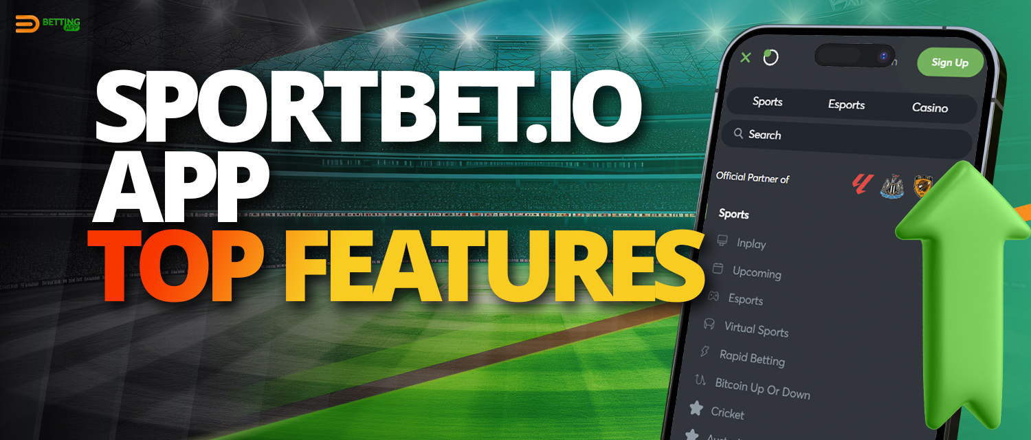 Best features of Sportbet.io online casino app 