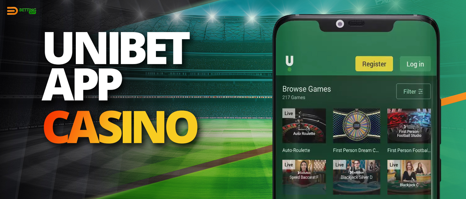 Online casino in Unibet app for india users