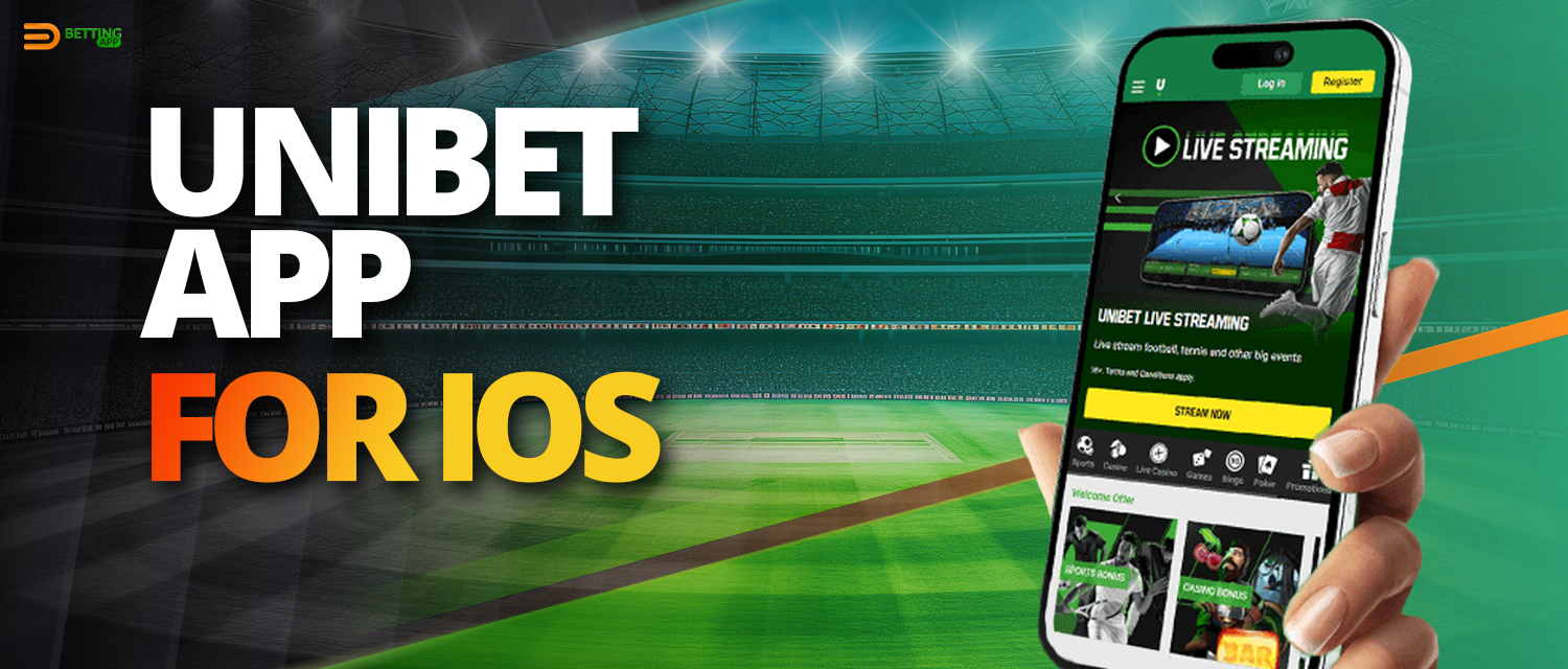 Unibet online bookmaker mobile app for iOS