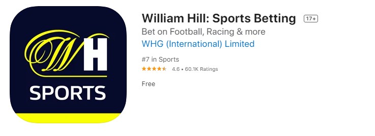 William Hill appstore